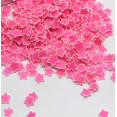 Clay Slices - Flower Star Pink