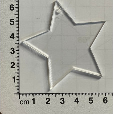 Acrylic Blanks - Star 5cm