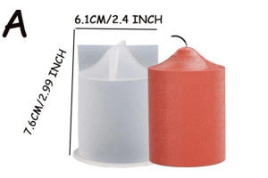 Solid Silicone Candle Mould A