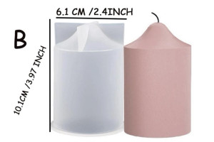 Solid Silicone Candle Mould B
