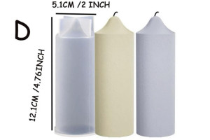 Solid Silicone Candle Mould D