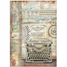 Rice Paper -  Lady Vagabond lifestyle- typewriter