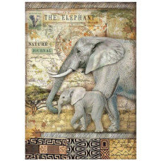 Rice Paper -  Savana The elephant