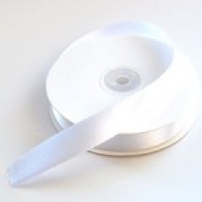20mm Satin Ribbon - White