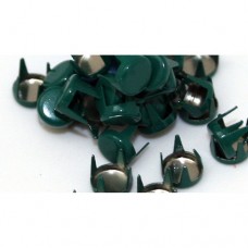Metal Brads 50 pieces - Dark Green