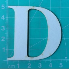 Chipboard - Roman Letters - D