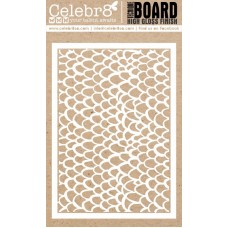 Celebr8 - Equi Card: Technique Board - Fish Scale Pattern