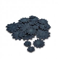 Chiswick Paper Flowers -  Black 30pcs
